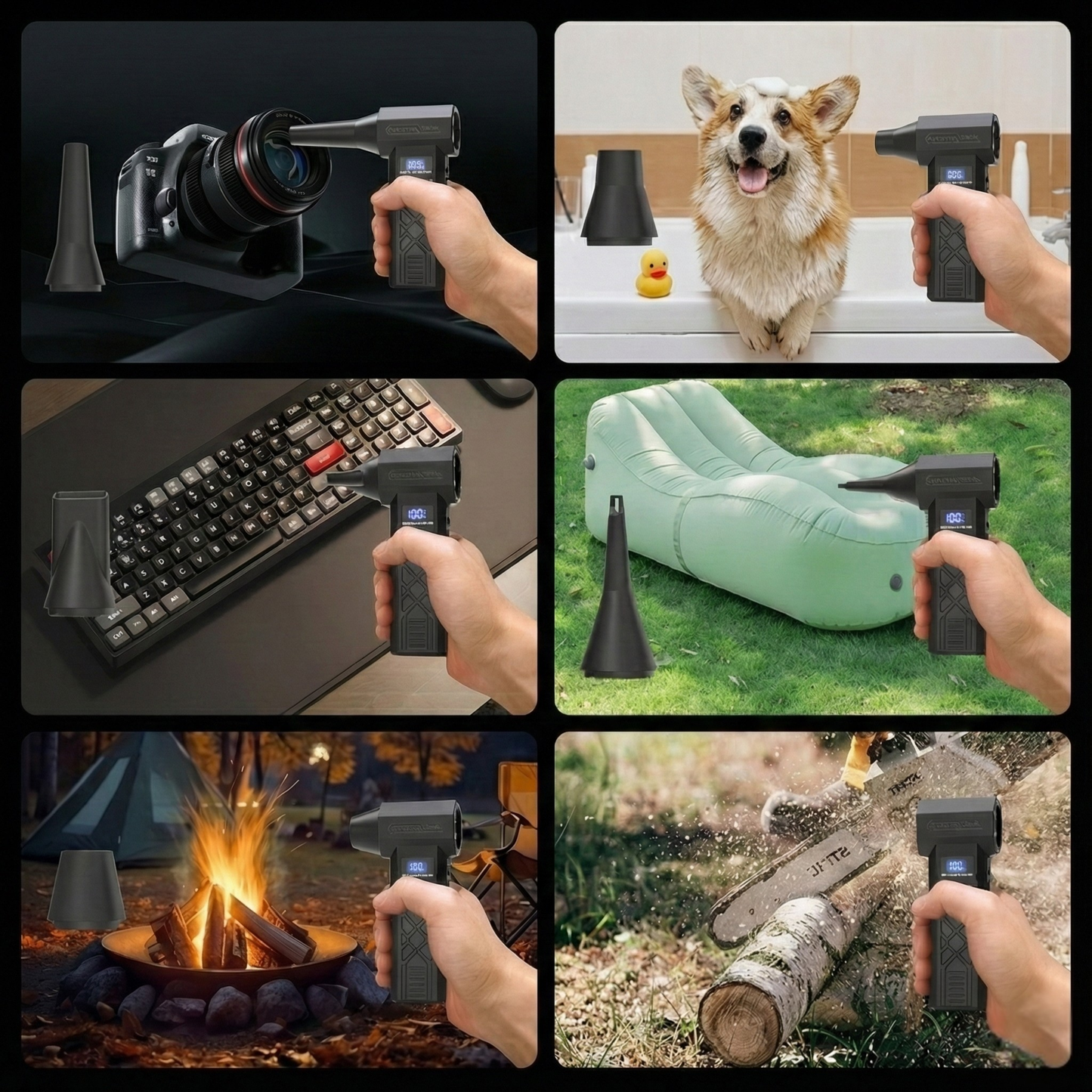 Szél Szaki - Vezeték nélküli légfúvó 2.0