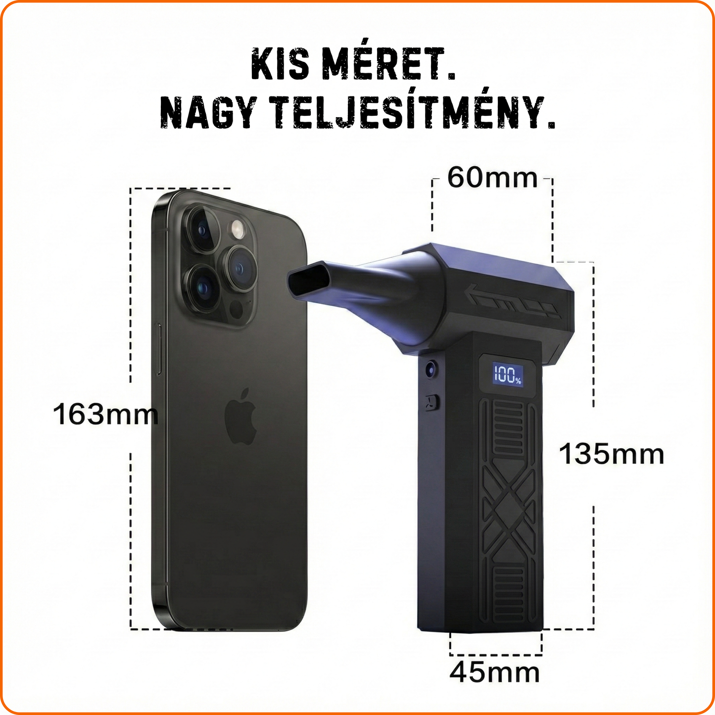 Szél Szaki - Vezeték nélküli légfúvó 2.0