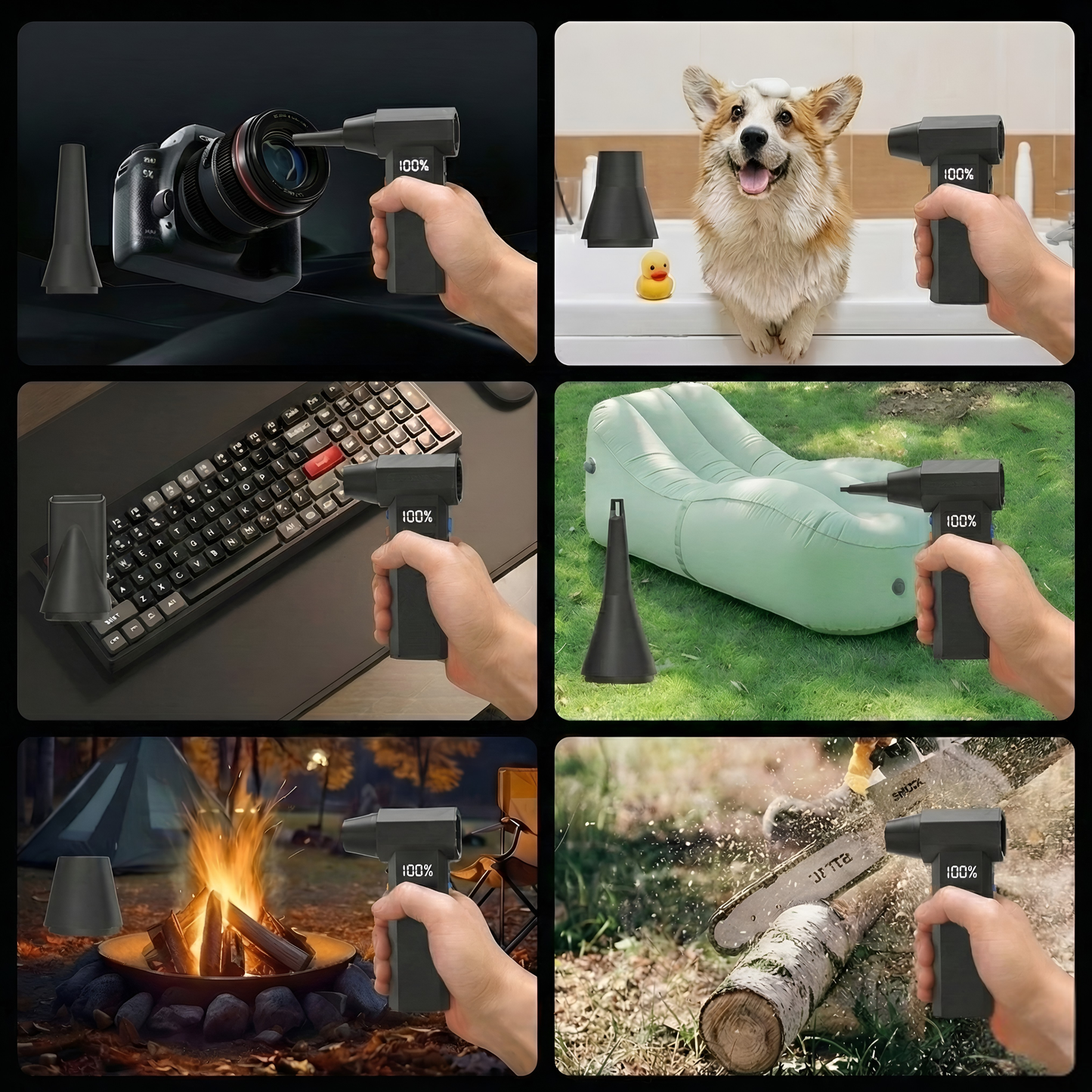 Szél Szaki - Vezeték nélküli légfúvó 2.0